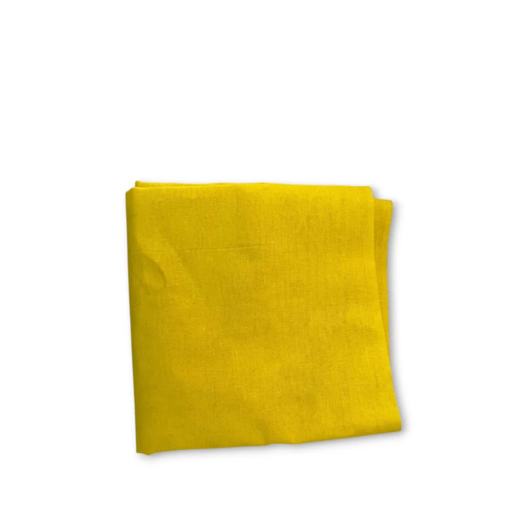 Premium Quality Original Cotton Yellow Markin Cloth - Shalu Kapda - Pila - Yellow Cloth Puja Kapda Vastra Cloth, Pack of 1, 100% Natural, for Hawan, Puja Pooja Cloth Aasan