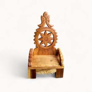 Premium Quality -Hand Carved-Fine Finished- Mehegini  Wood Made Asan/Chair For Your God-Ladfu Gopal Singhasan