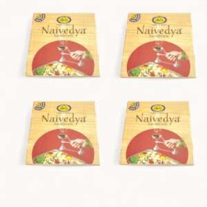Naivedya Sambrani Cup Dhoop-Cup Dhoop Agarbati + Free Holder-Set of 12 x 4 Pieces + 1 Tray
